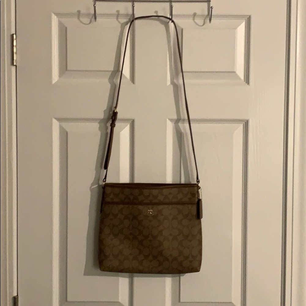 COACH Chaise Pebble Leather Cross Body